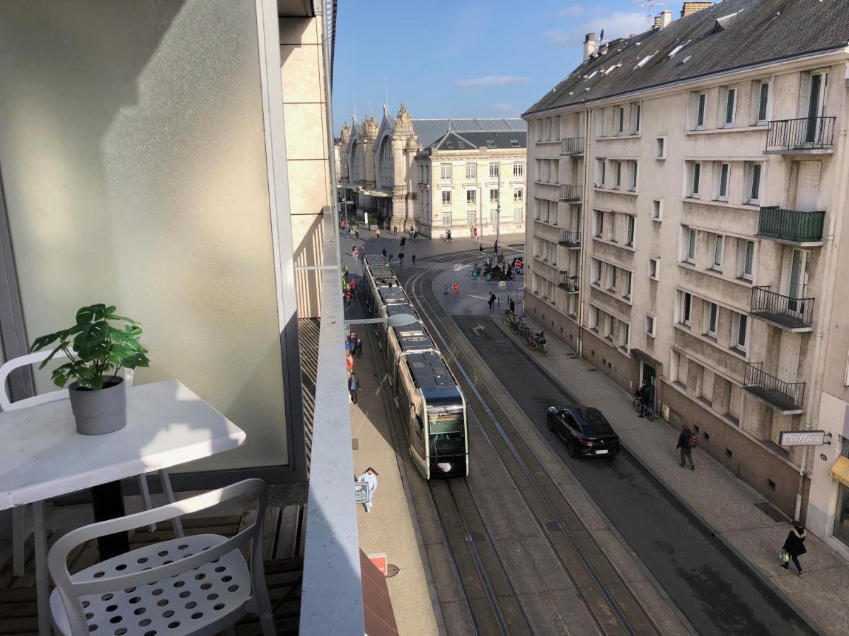 Studio Avec Balcon & Parking Gratuit - Tours Gare Apartment Exterior photo